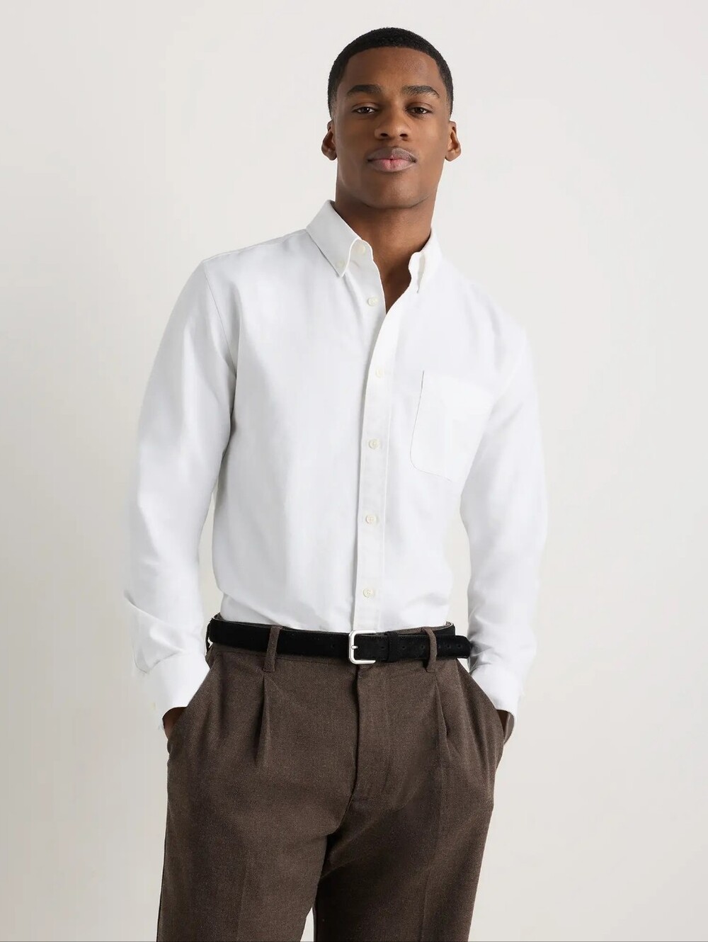Quince 100% Cotton Men's White Button-Down Oxford Shirt SIZE Large NWT